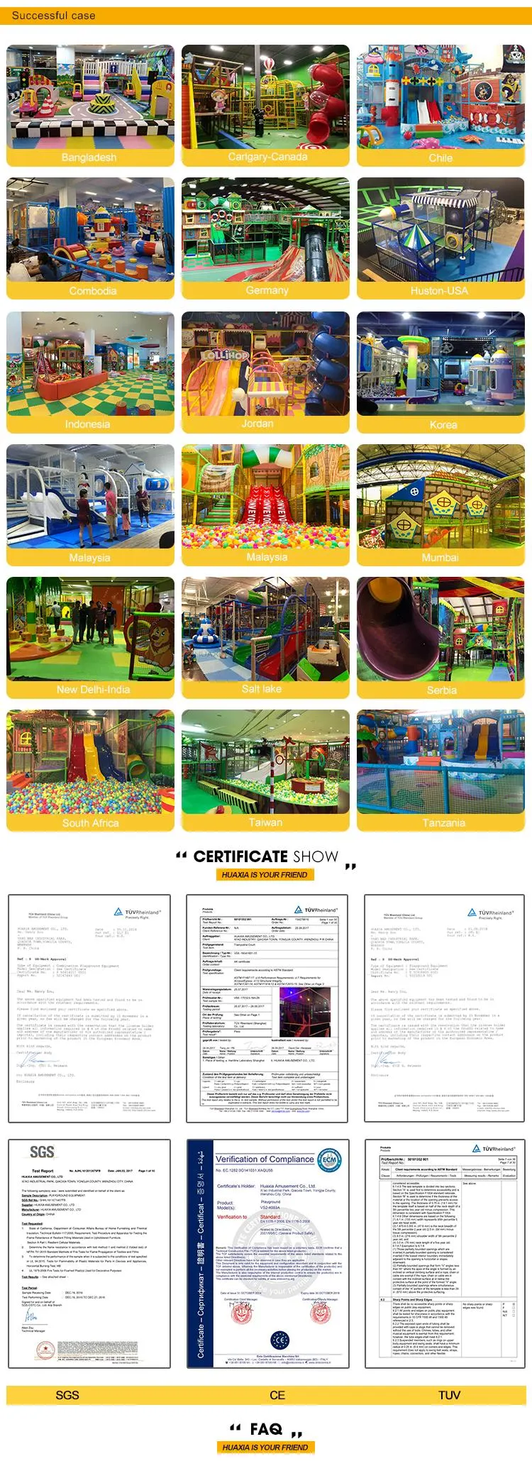 Children Indoor High Adventure Play Equipment Rope Course for Shopping Mall