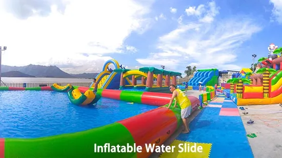 Popular Adult Children Inflatable Toys Water Slide for Water Park Frame Pool
