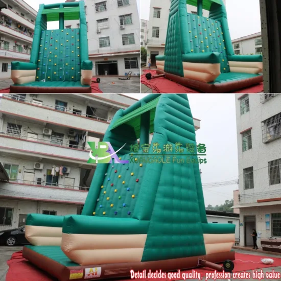 Изготовленная на заказ спортивная игра, надувная скальная стена для прыжков, заводская надувная стена для скалолазания в парке развлечений