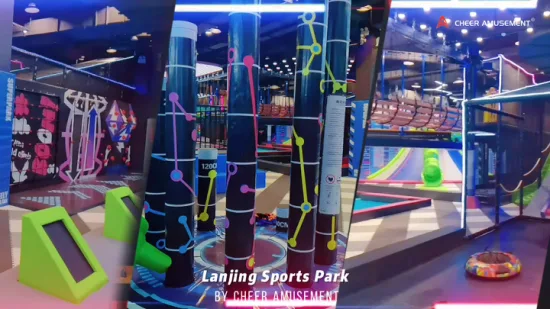 Динамичный игровой парк площадью 2500 м², революционные решения для крытых игровых площадок, разработанные Cheer Amusement